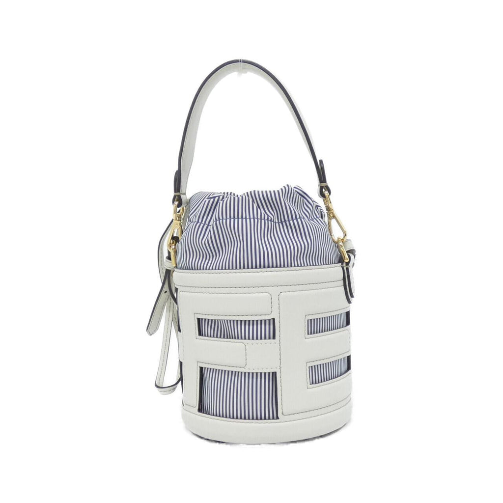Fendi Step Out Small Canvas Leather Bag