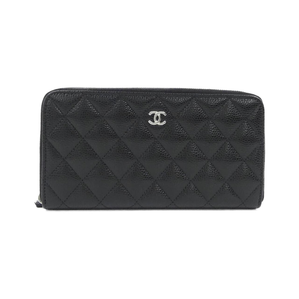 Chanel Timeless Classic Line Caviar Skin Long Wallet