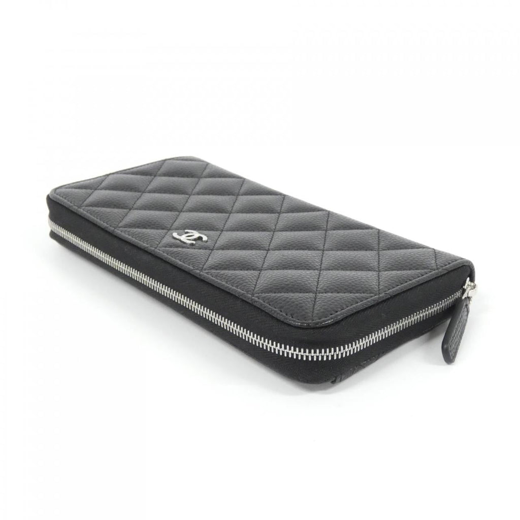 Chanel Timeless Classic Line Caviar Skin Long Wallet