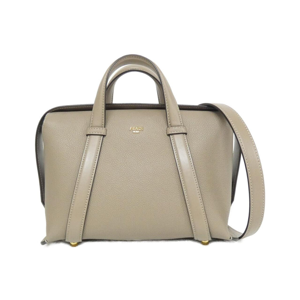 Fendi Boston 365 Leather Boston Bag