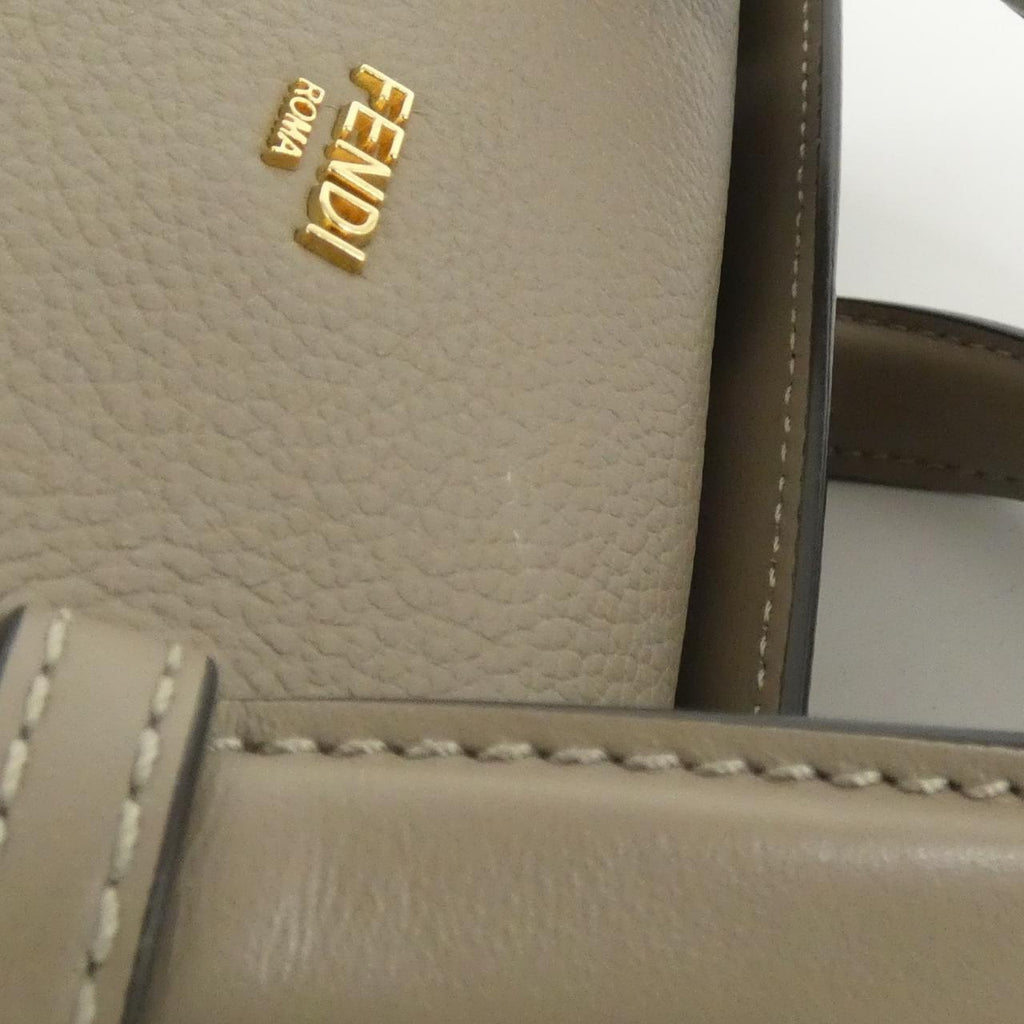Fendi Boston 365 Leather Boston Bag