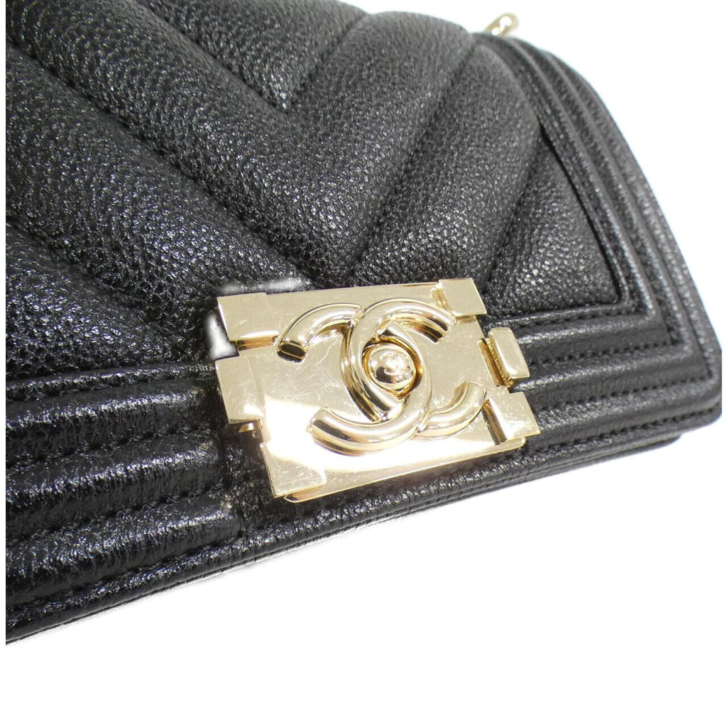 Chanel Boy Chanel Caviar Skin Shoulder Bag