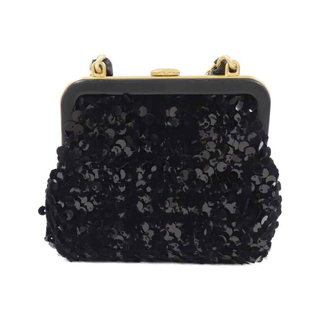Chanel AP4028 Tweed Spangle Chain Clutch