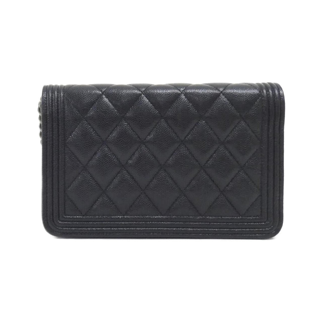 Chanel Boy Chanel AP1117 Caviar Skin Wallet