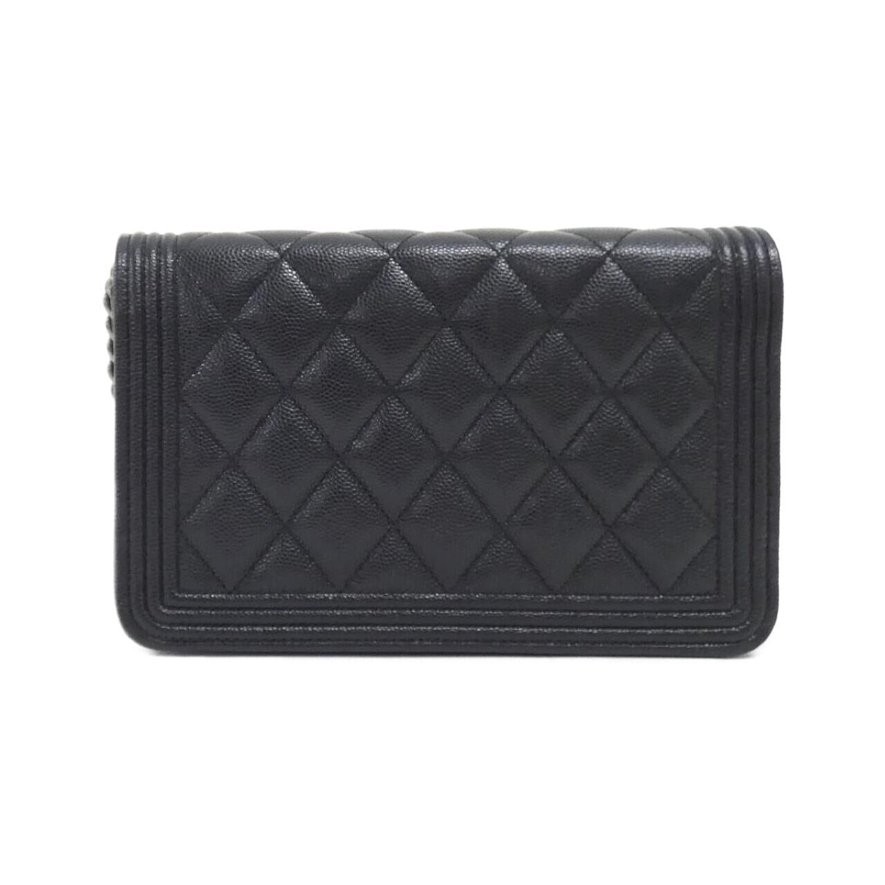 Chanel Boy Chanel AP1117 Caviar Skin Wallet