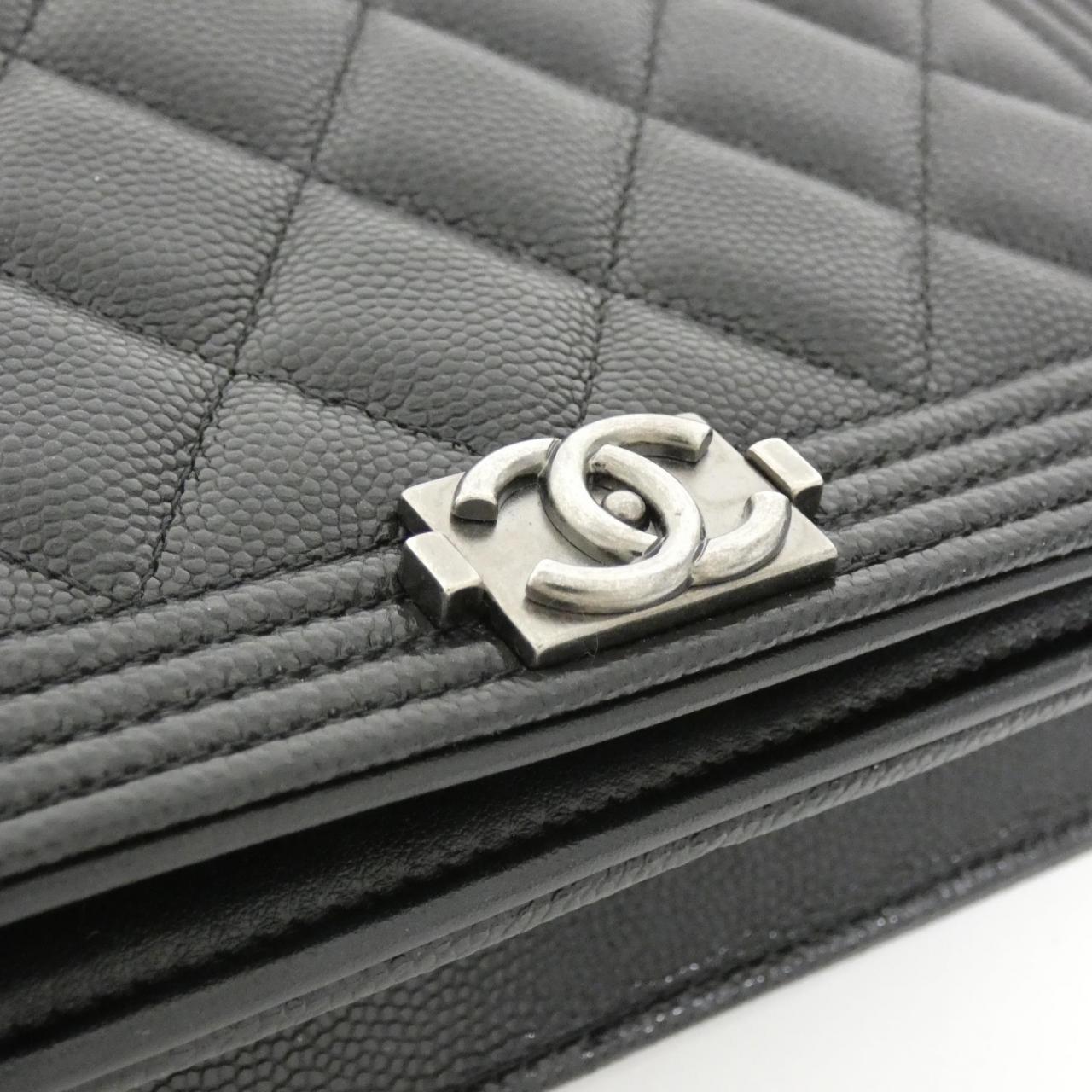 Chanel Boy Chanel AP1117 Caviar Skin Wallet