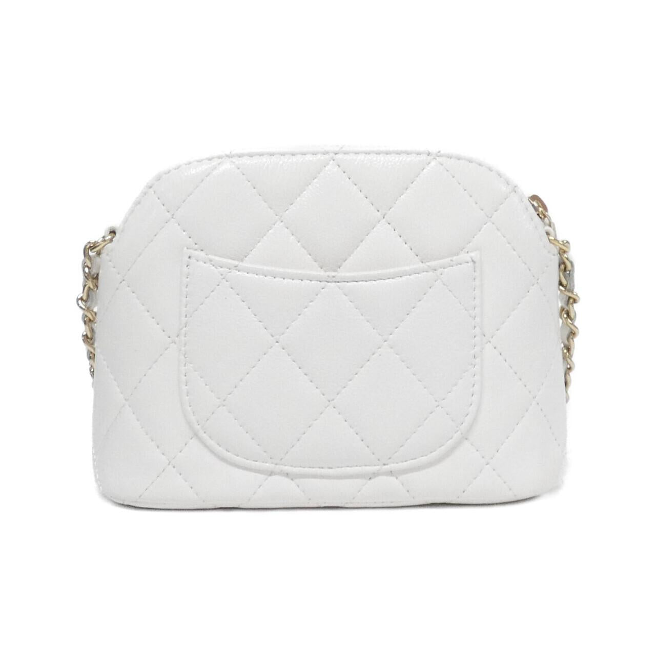 Chanel Timeless Classic Line Caviar Skin Chain Clutch