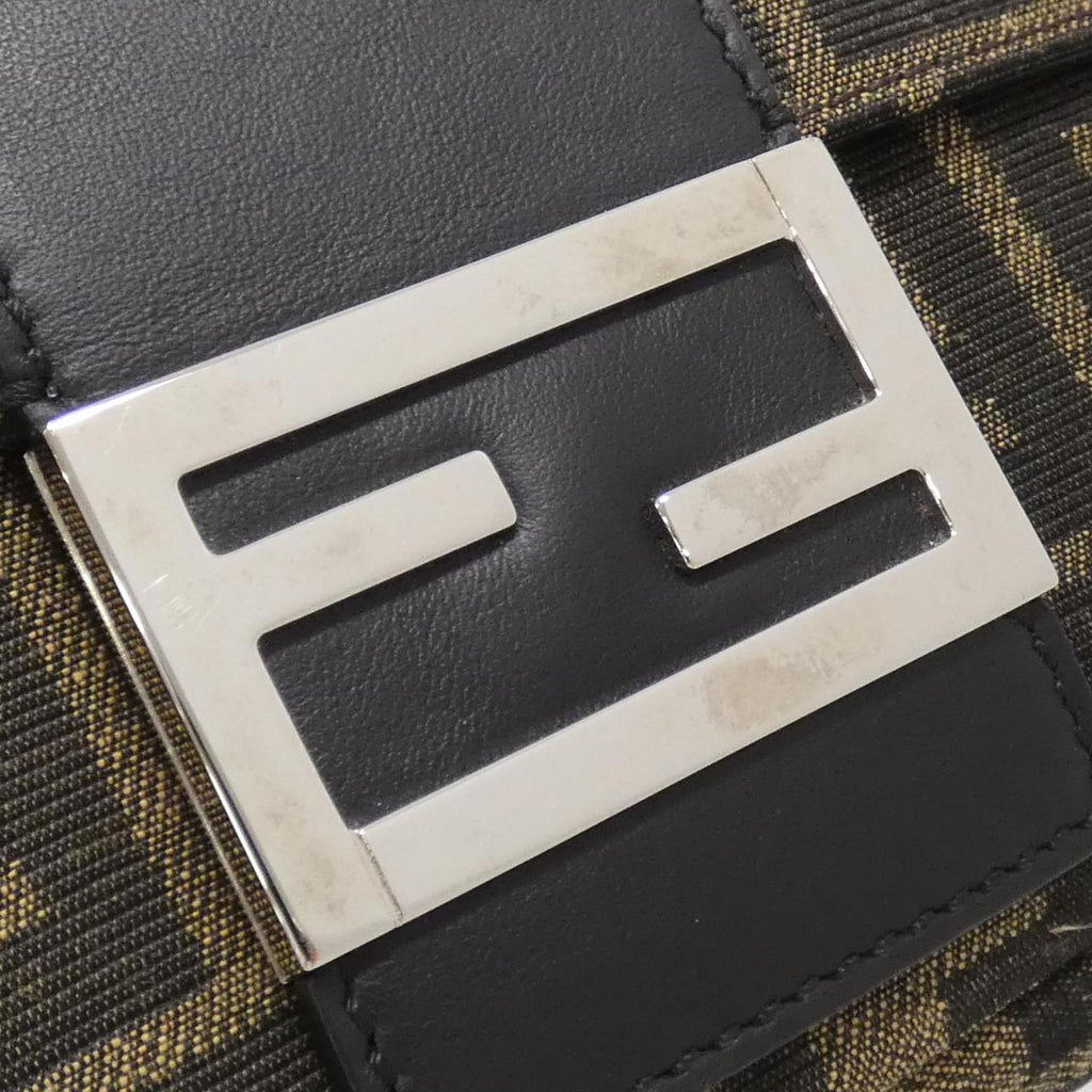 Fendi Baguette Canvas Calf Waist Bag
