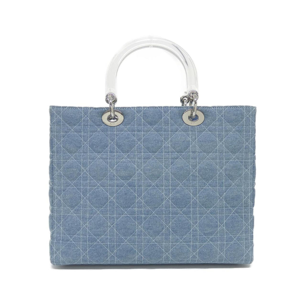 Christian Dior Lady Dior Denim Canvas Bag