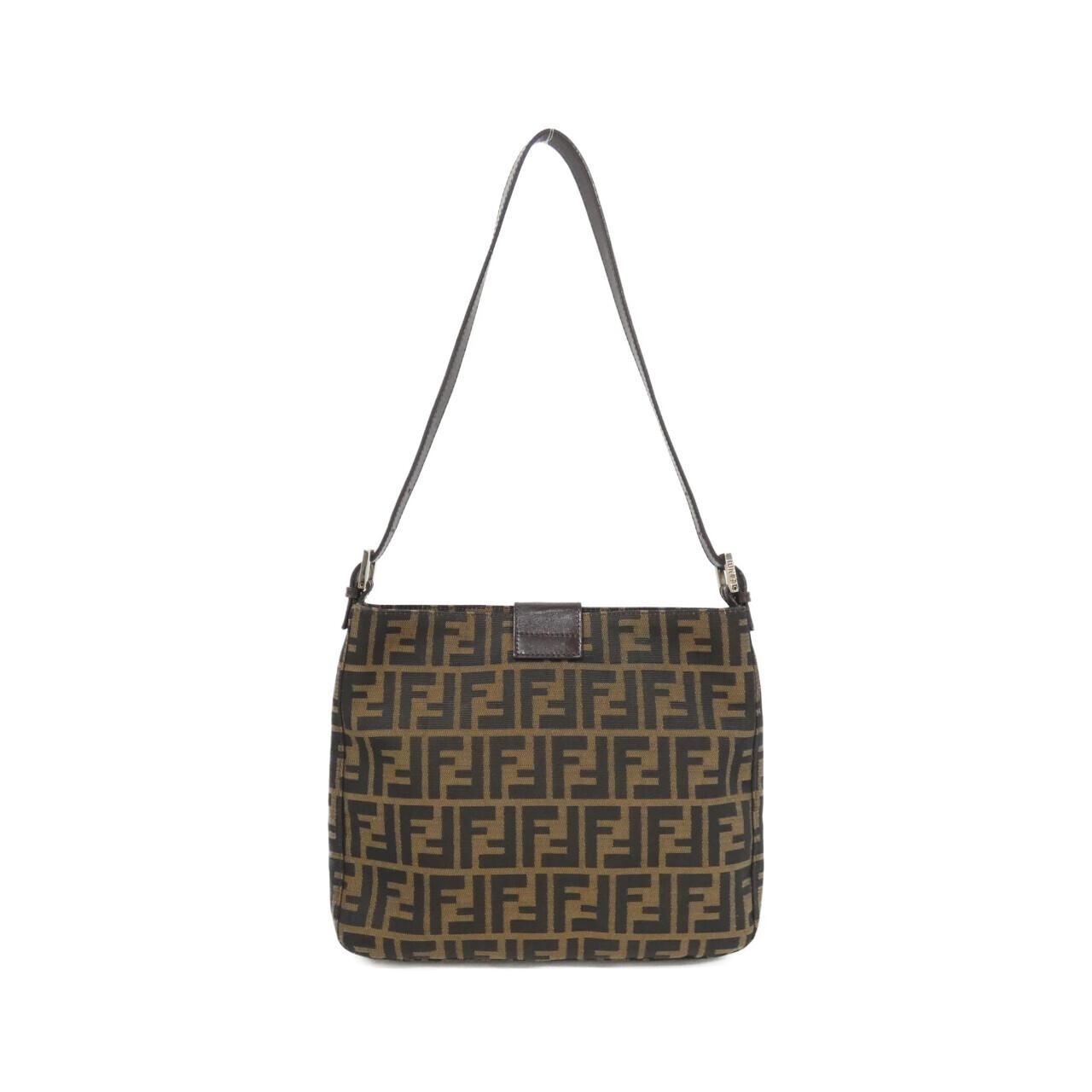 Fendi 26720 Canvas Shoulder Bag