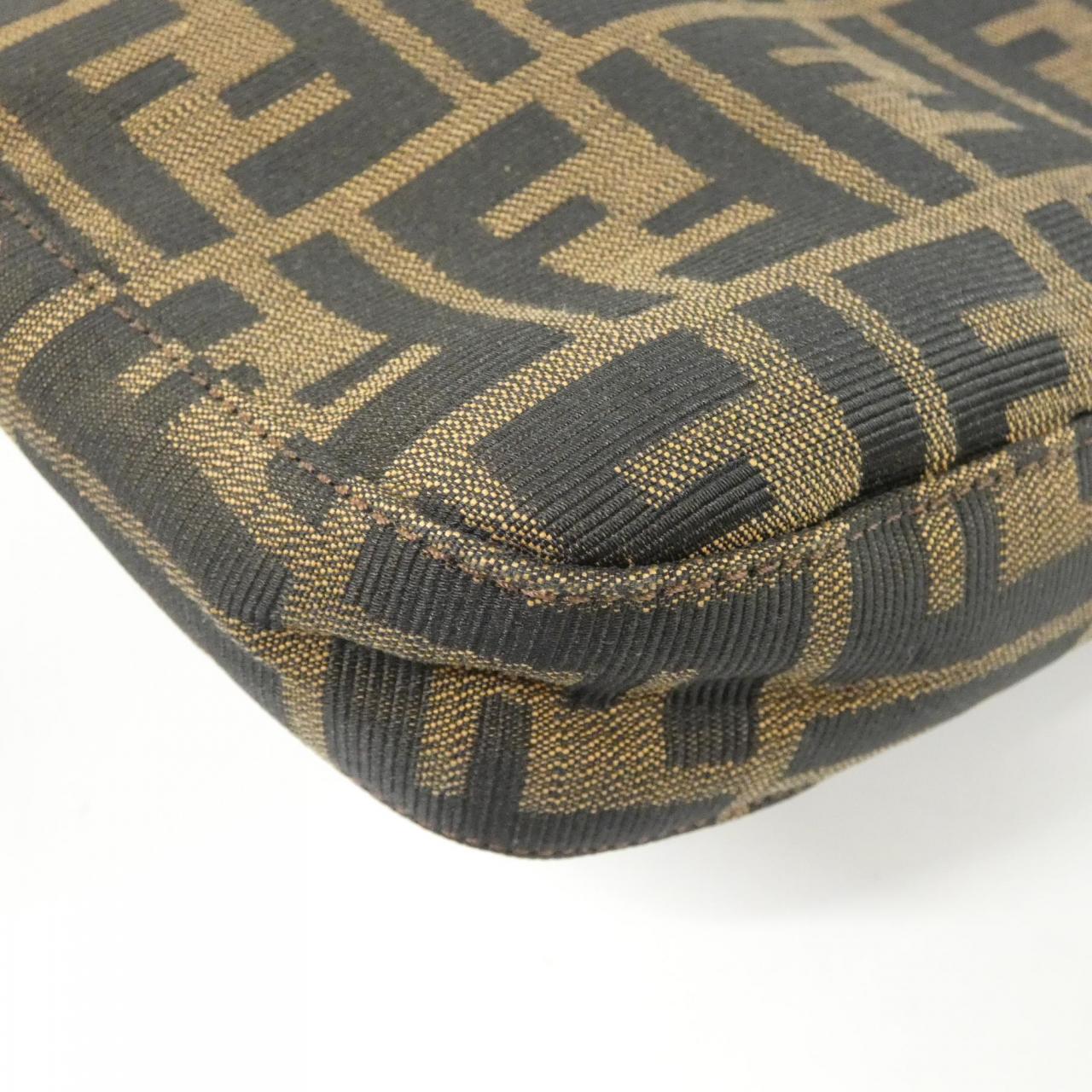 Fendi 26720 Canvas Shoulder Bag