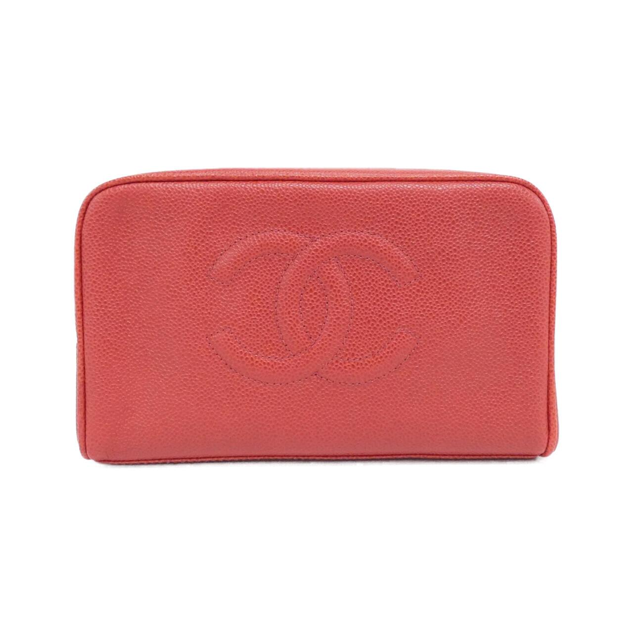 Chanel Timeless CC Line Caviar Skin Pouch