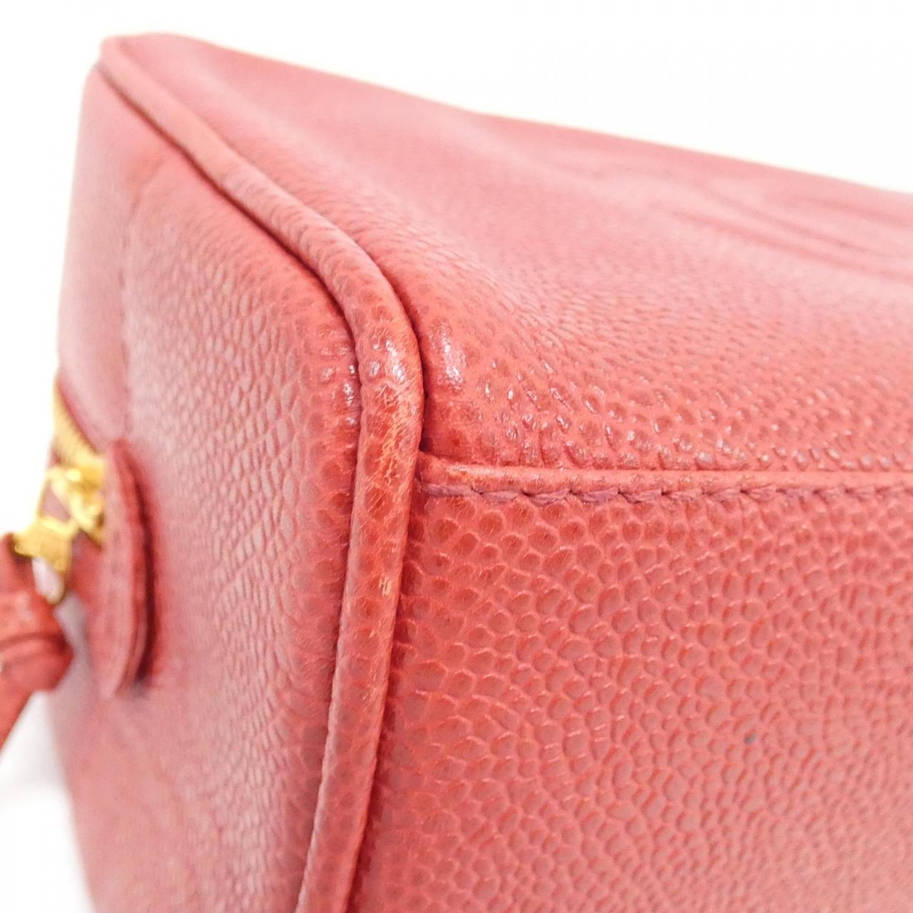 Chanel Timeless CC Line Caviar Skin Pouch