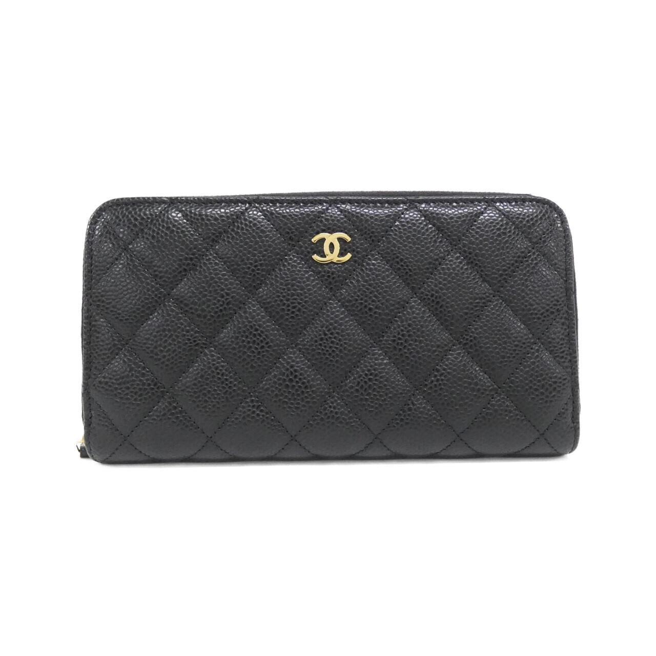 Chanel Timeless Classic Caviar Skin Long Wallet