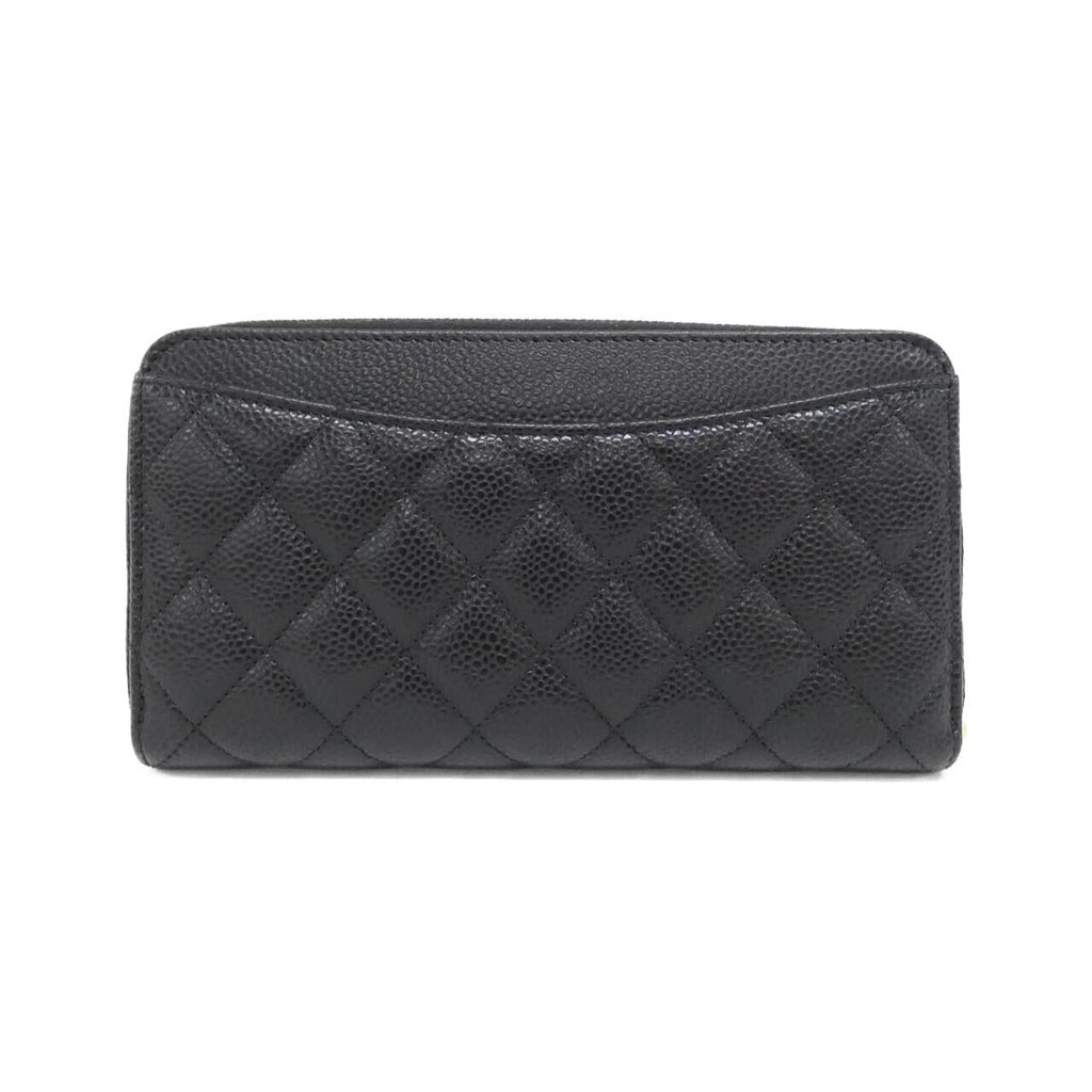 Chanel Timeless Classic Caviar Skin Long Wallet