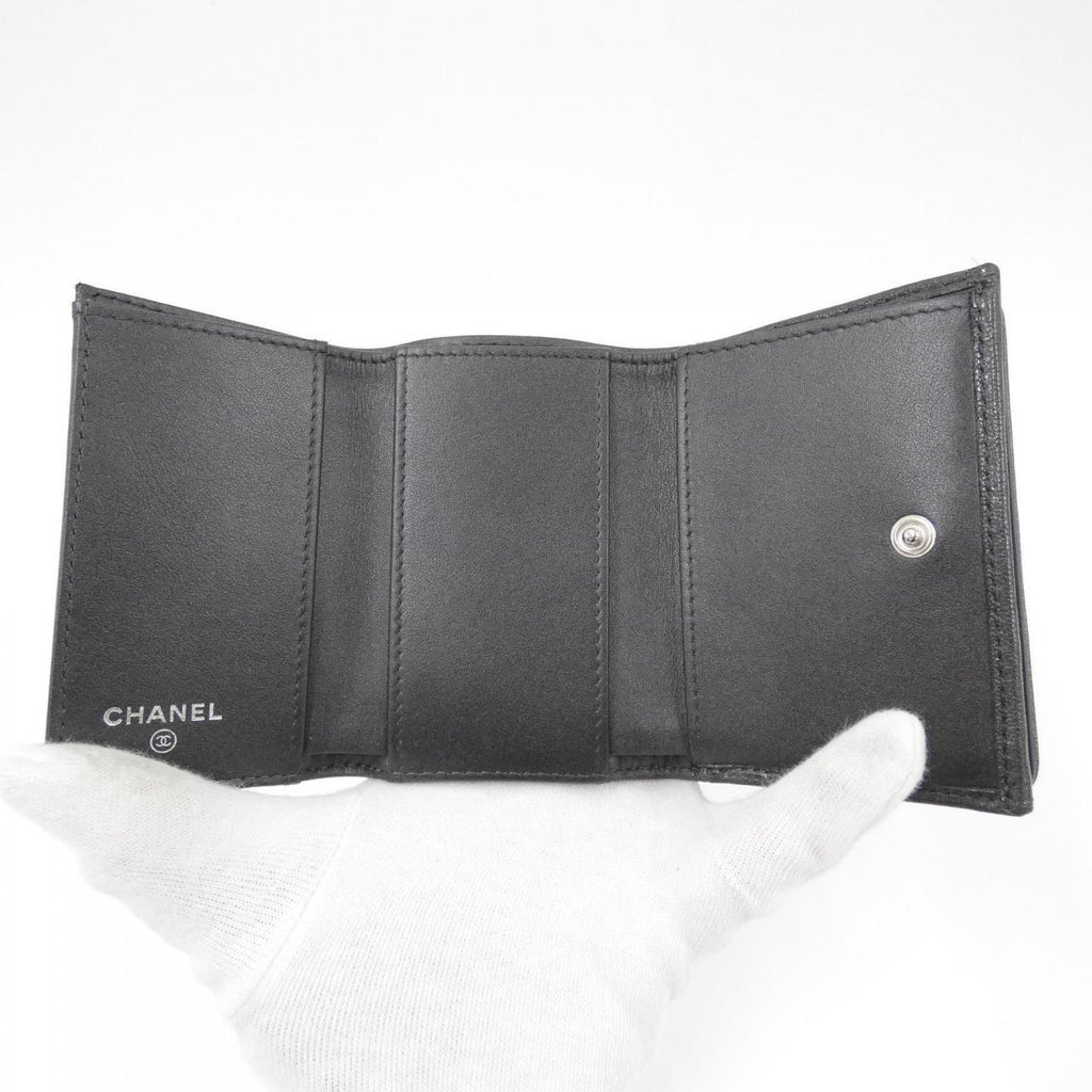 Chanel AP0116 Metallic Calf Wallet