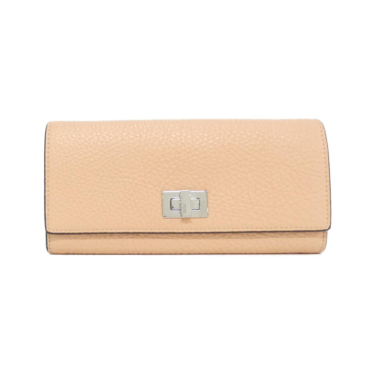 Fendi Peekaboo Calfskin Long Wallet