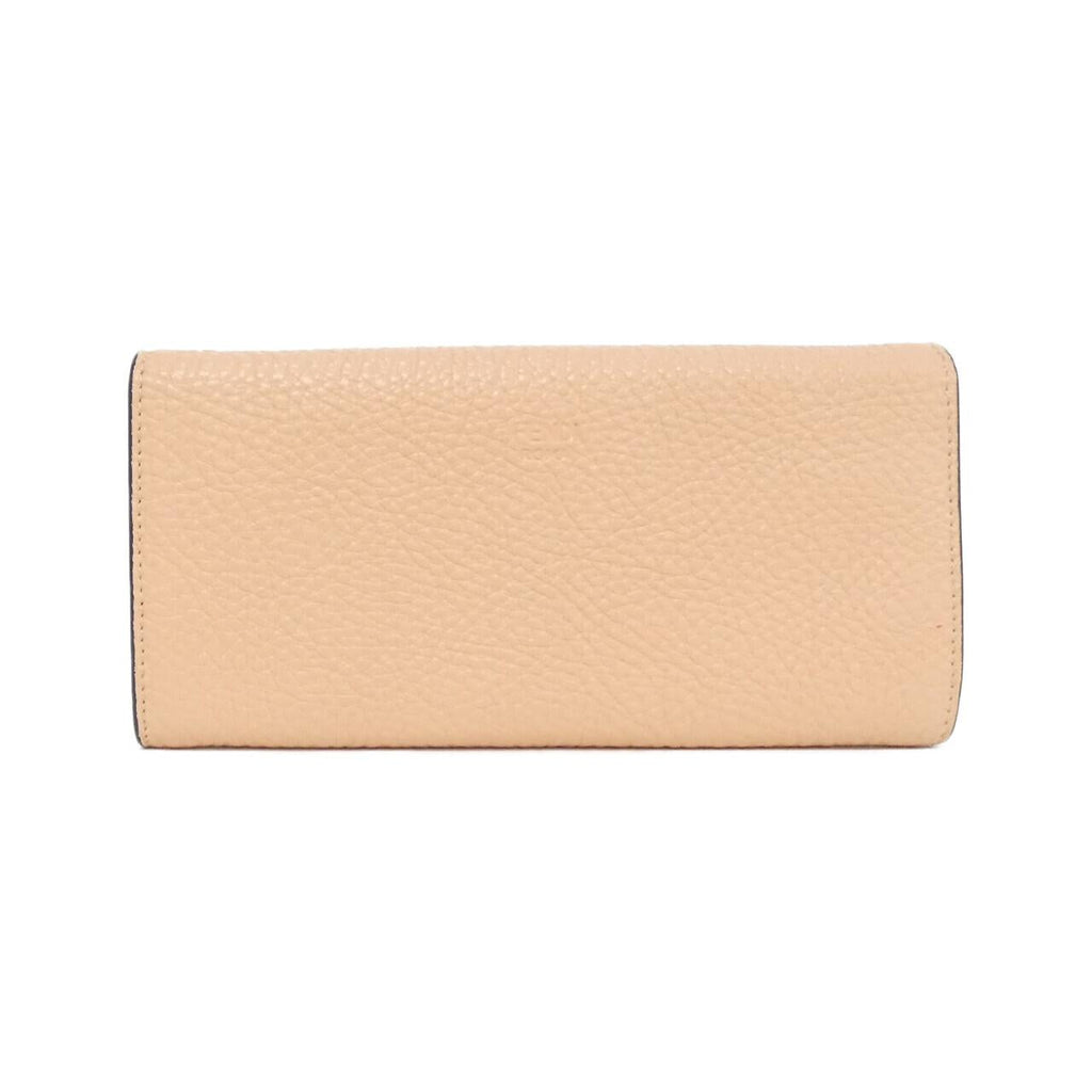 Fendi Peekaboo Calfskin Long Wallet