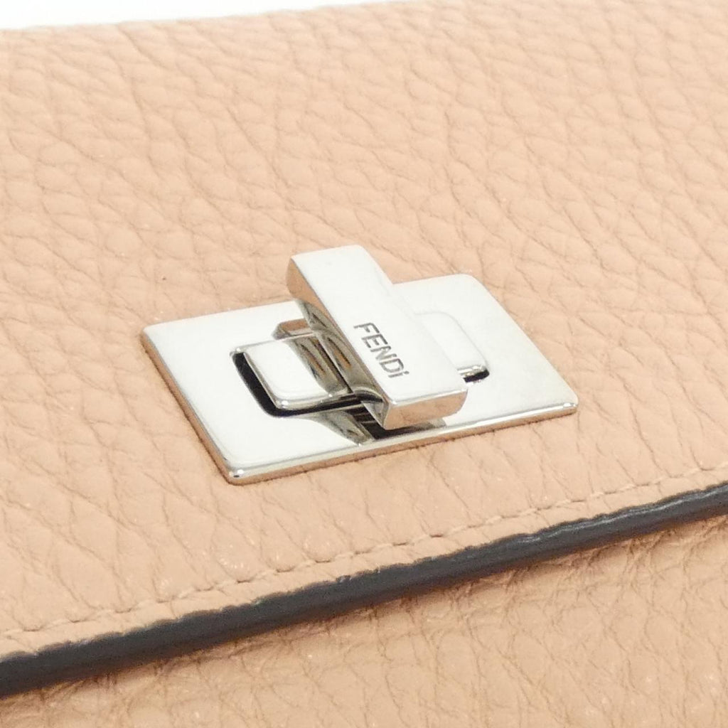 Fendi Peekaboo Calfskin Long Wallet