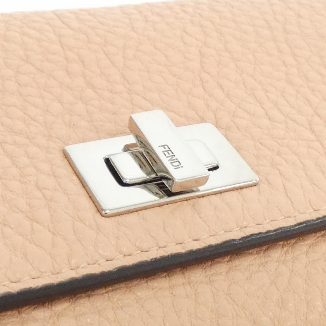 Fendi Peekaboo Calfskin Long Wallet