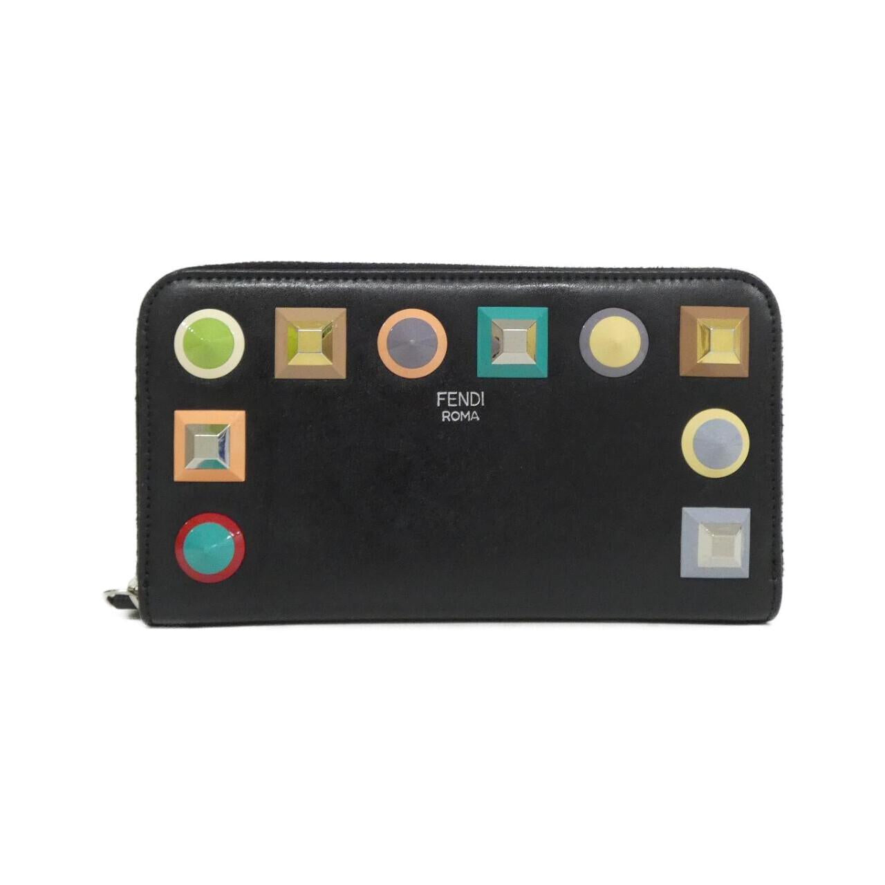 Fendi 8M0299 SR0 Calfskin Long Wallet