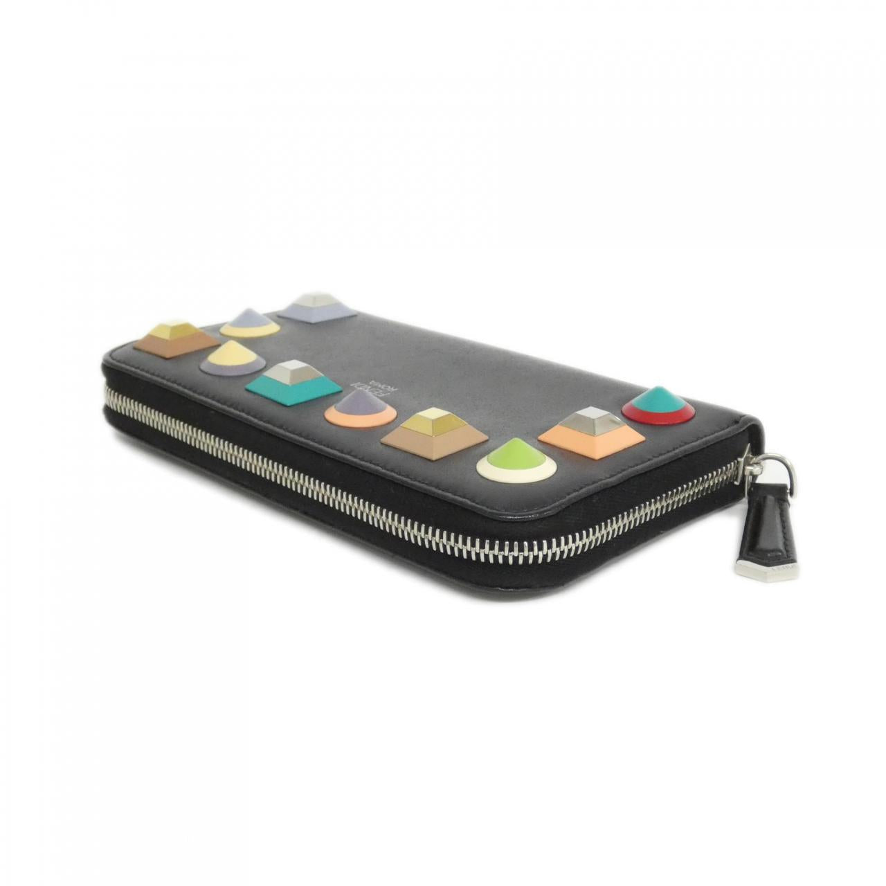 Fendi 8M0299 SR0 Calfskin Long Wallet