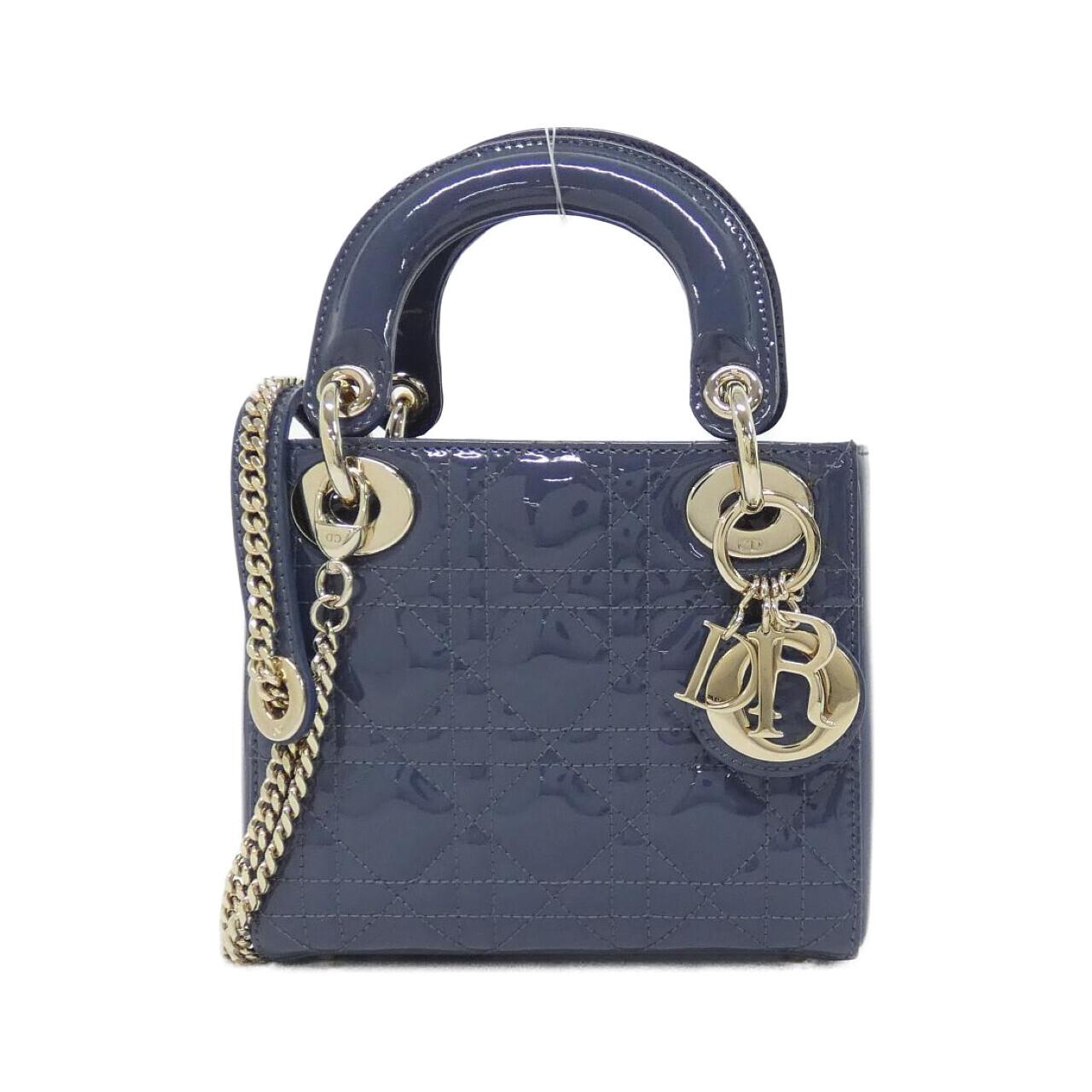 Christian Dior Lady Dior Enamel Bag
