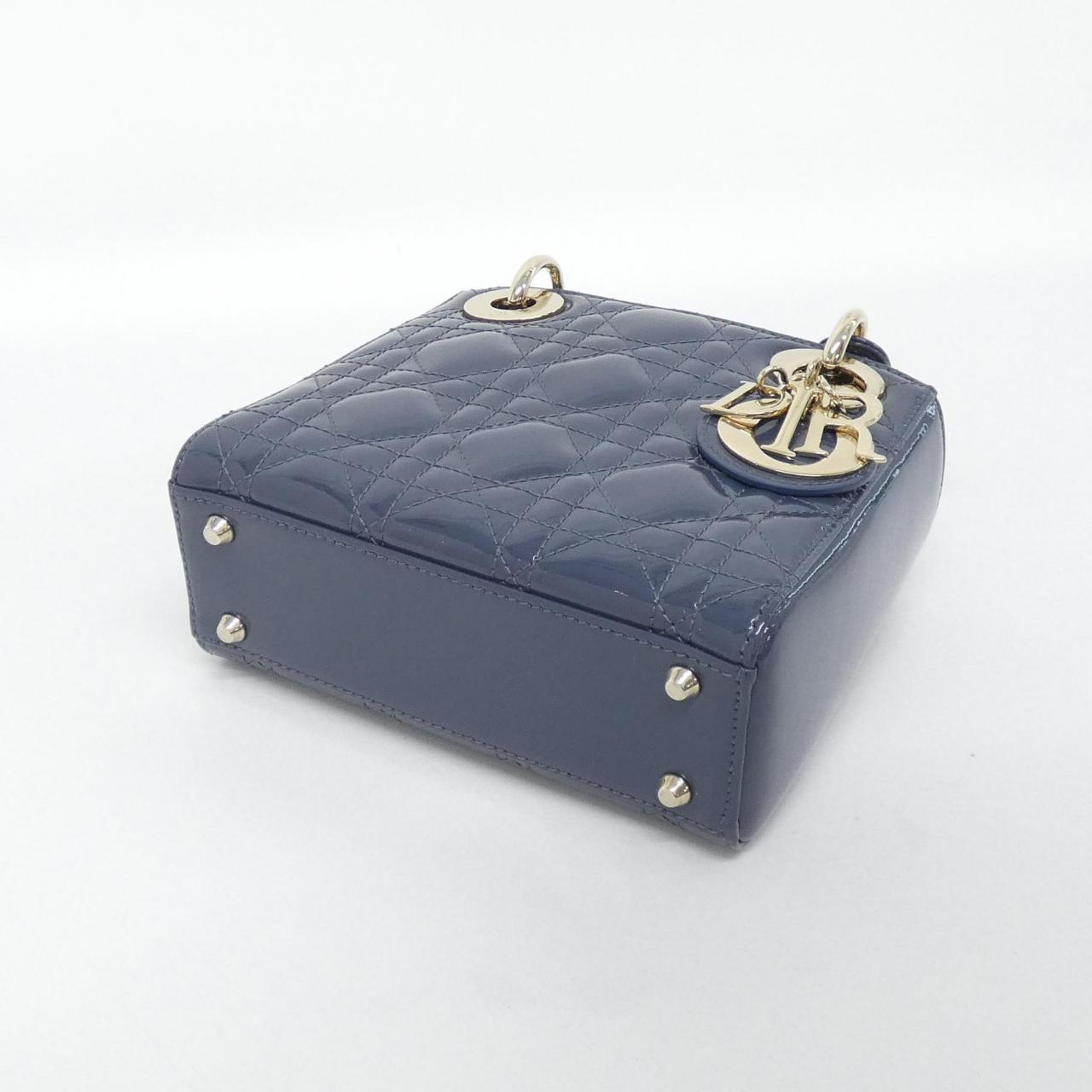 Christian Dior Lady Dior Enamel Bag