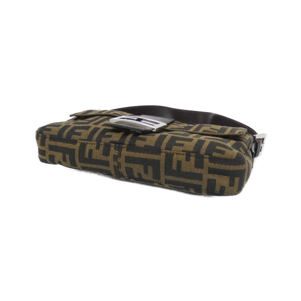 Fendi Baguette Canvas Shoulder Bag