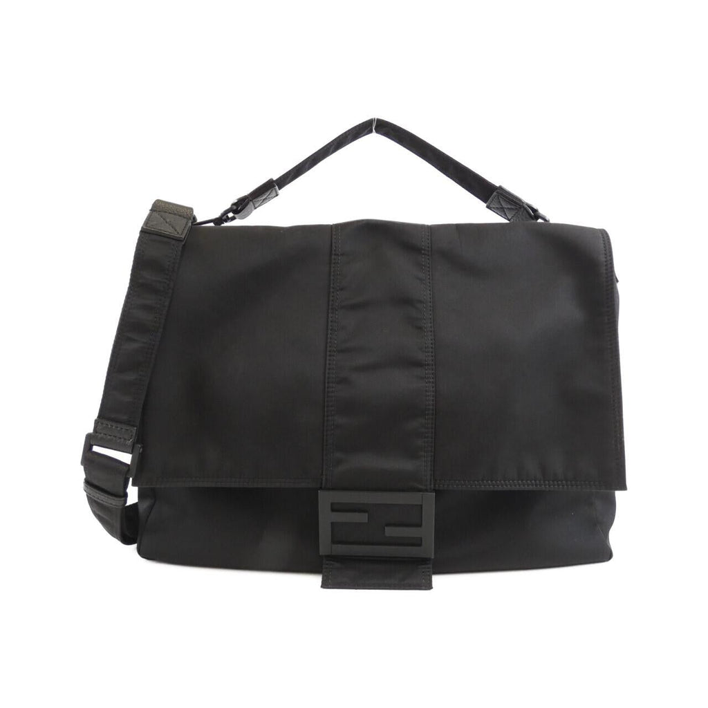 Fendi Baguette Messenger Large Nylon Shoulder Bag