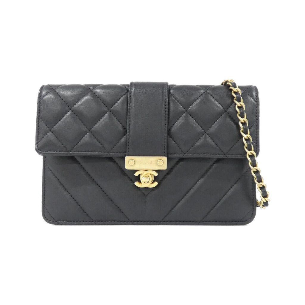 Chanel Chain Wallet Lambskin Wallet