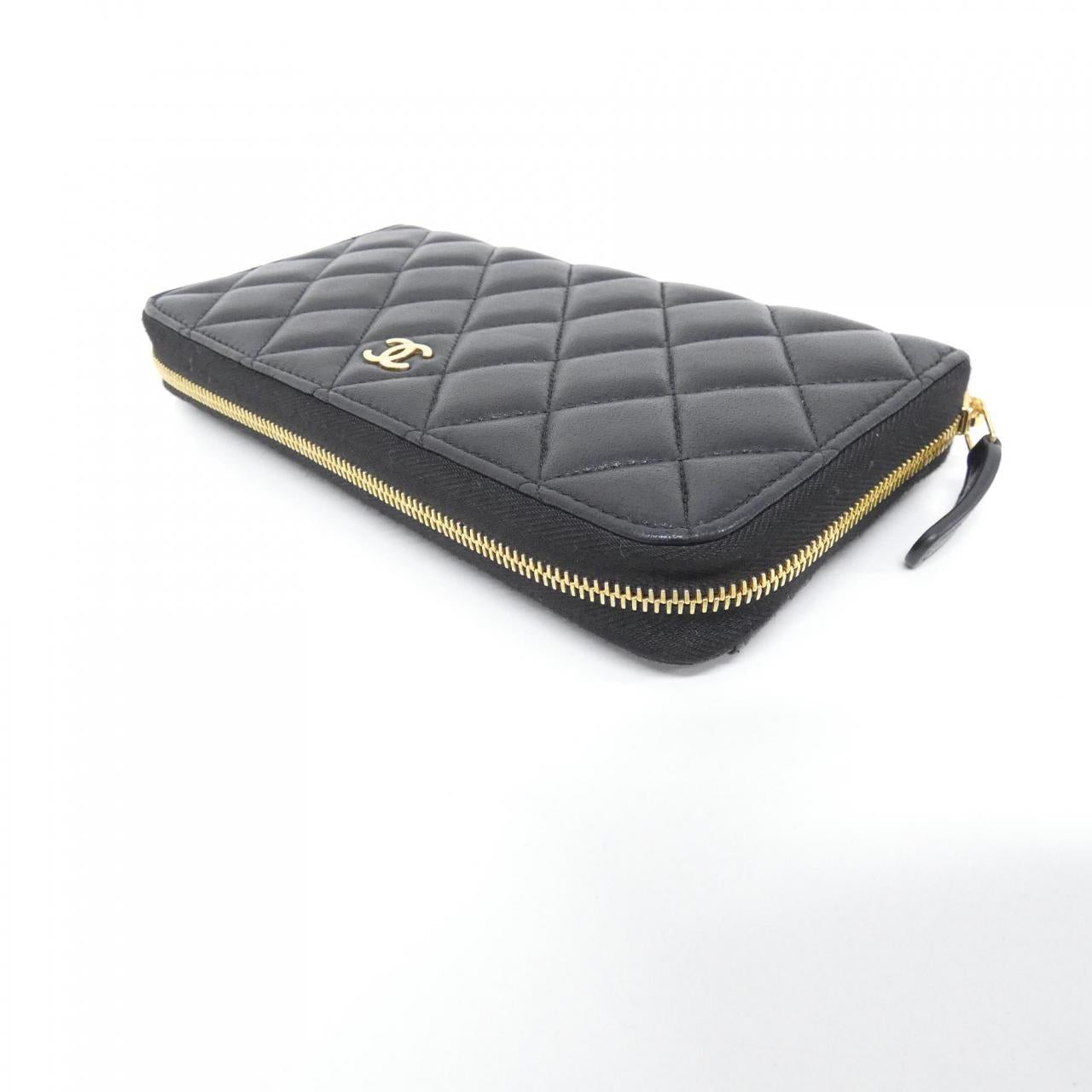 Chanel Timeless Classic Line Lambskin Long Wallet