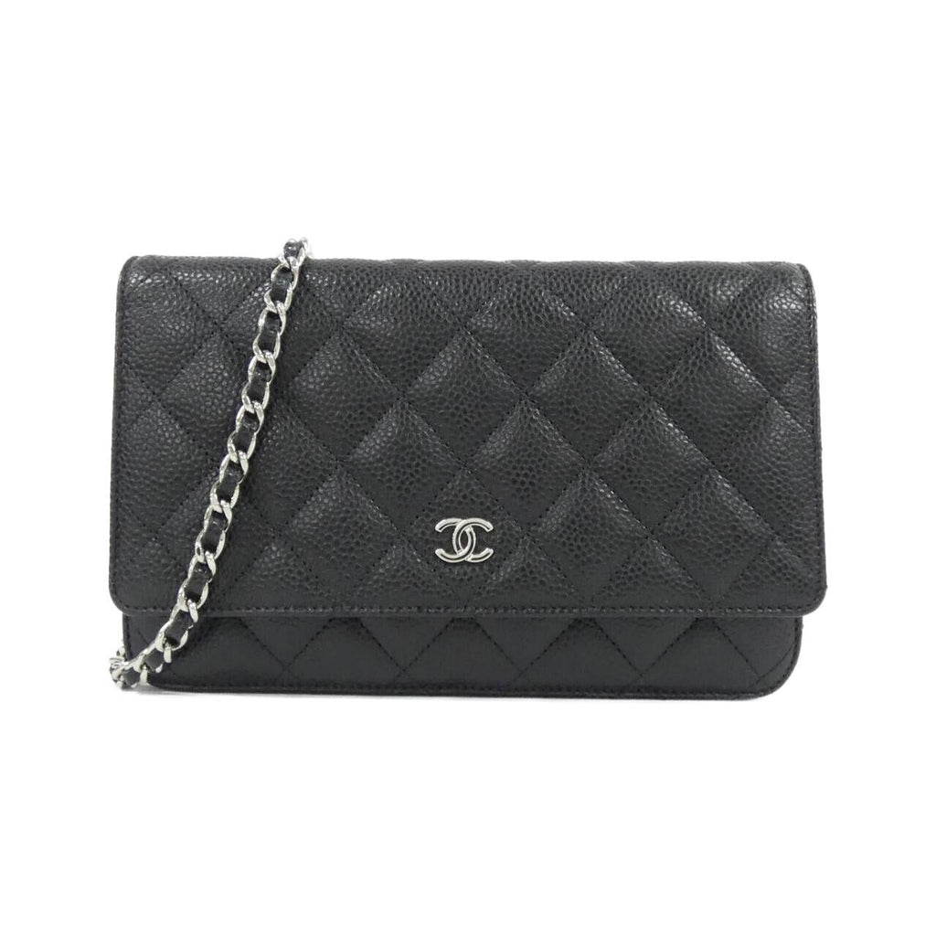 Chanel Timeless Classic Caviar Skin Wallet on Chain