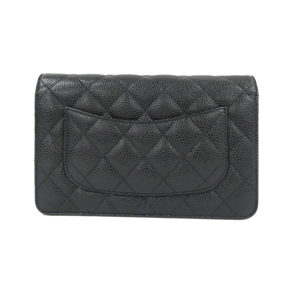Chanel Timeless Classic Caviar Skin Wallet on Chain