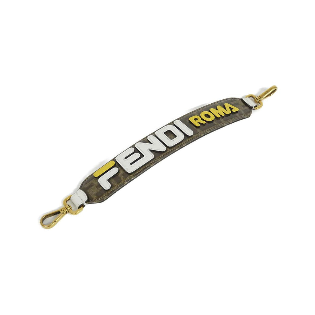 Fendi Mini Strap You Coated Canvas Leather Strap