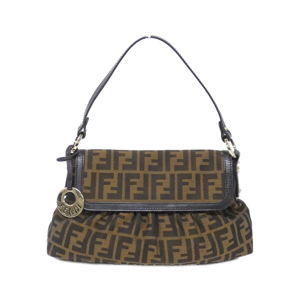 Fendi 8BR445 JWU Canvas Shoulder Bag