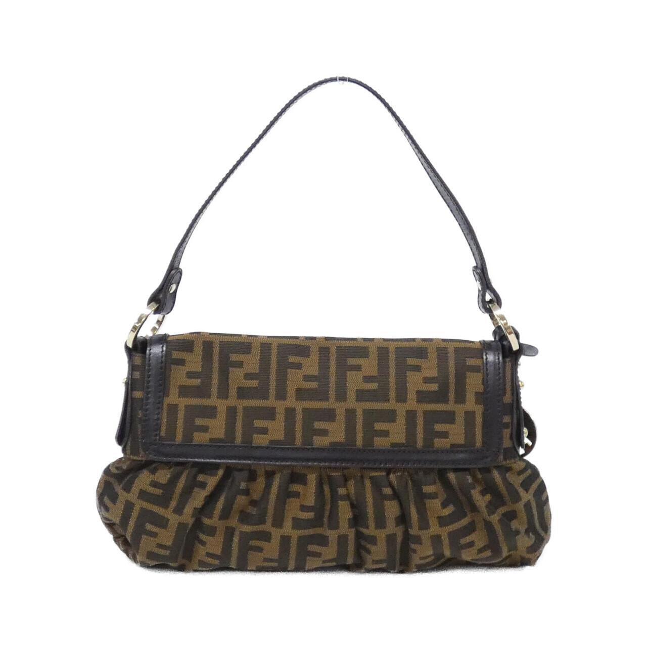 Fendi 8BR445 JWU Canvas Shoulder Bag