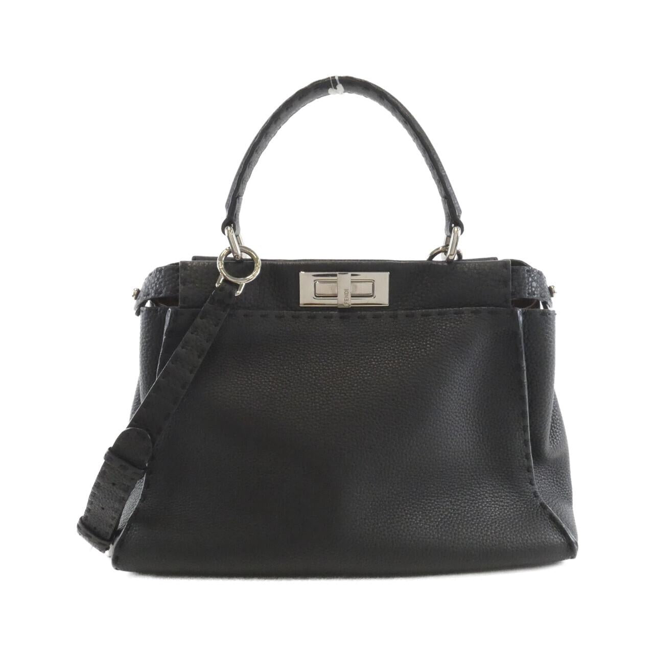 Fendi Selleria Peekaboo Leather Bag