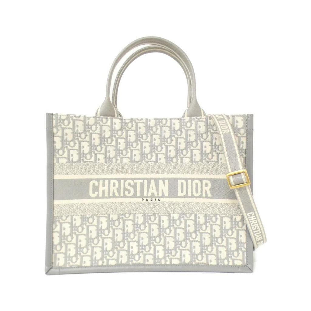 Dior DIOR OBLIQUE Book Tote Canvas Calf Bag