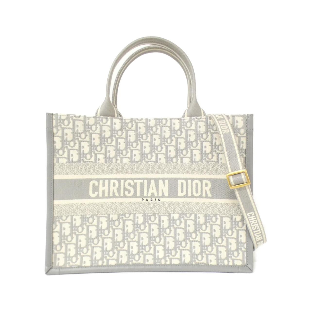 Dior DIOR OBLIQUE Book Tote Canvas Calf Bag