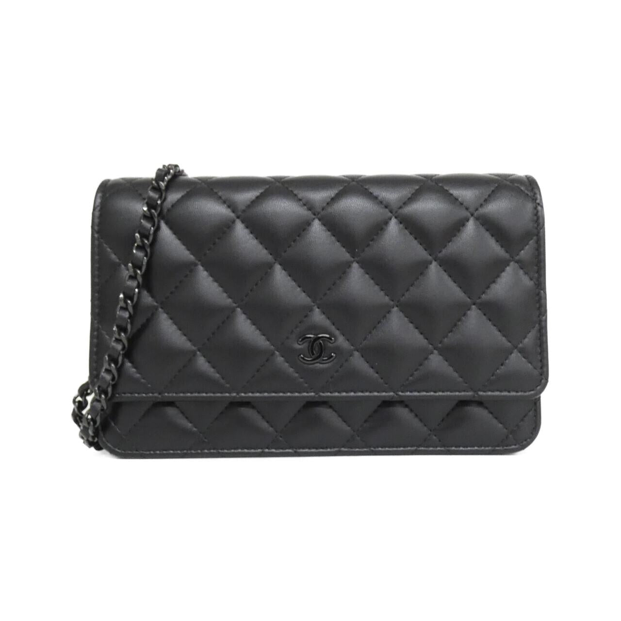 Chanel Timeless Classic Line Lambskin Chain Wallet