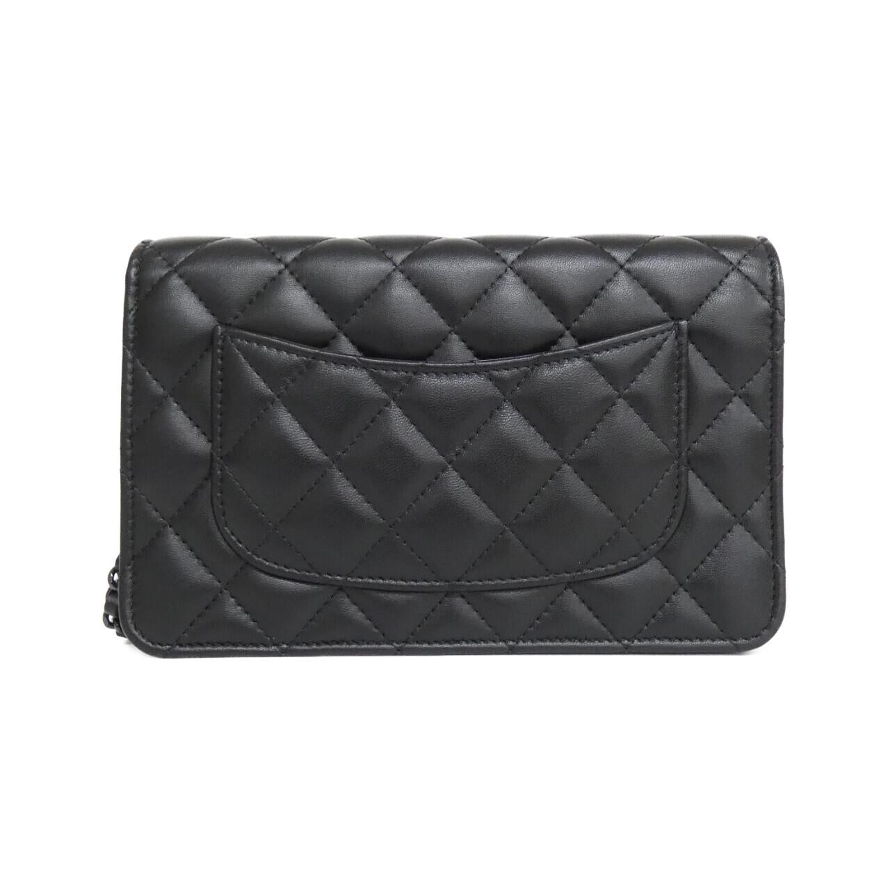Chanel Timeless Classic Line Lambskin Chain Wallet