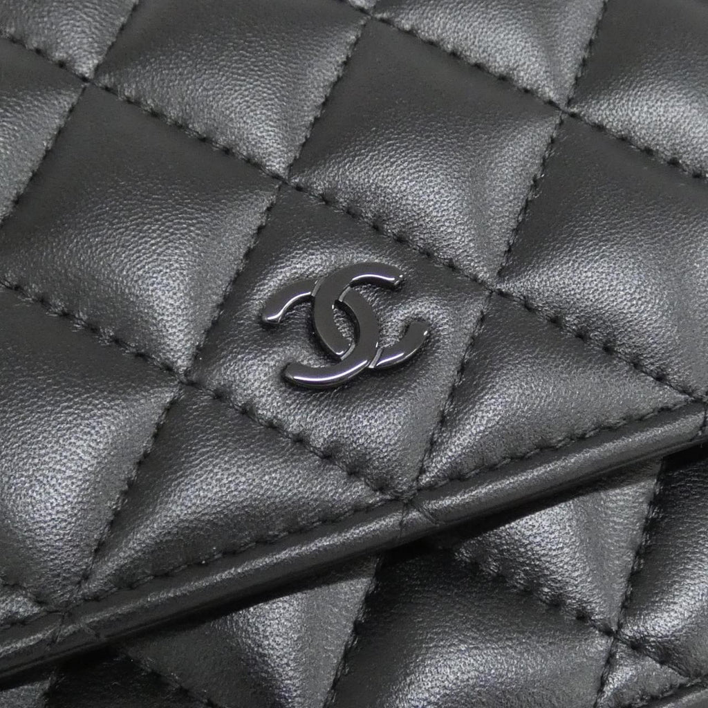 Chanel Timeless Classic Line Lambskin Chain Wallet