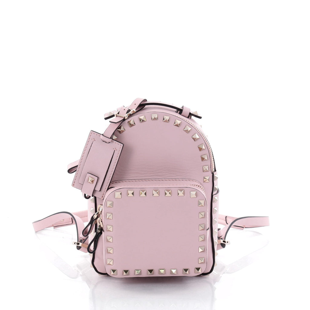 Rockstud Backpack Leather Mini