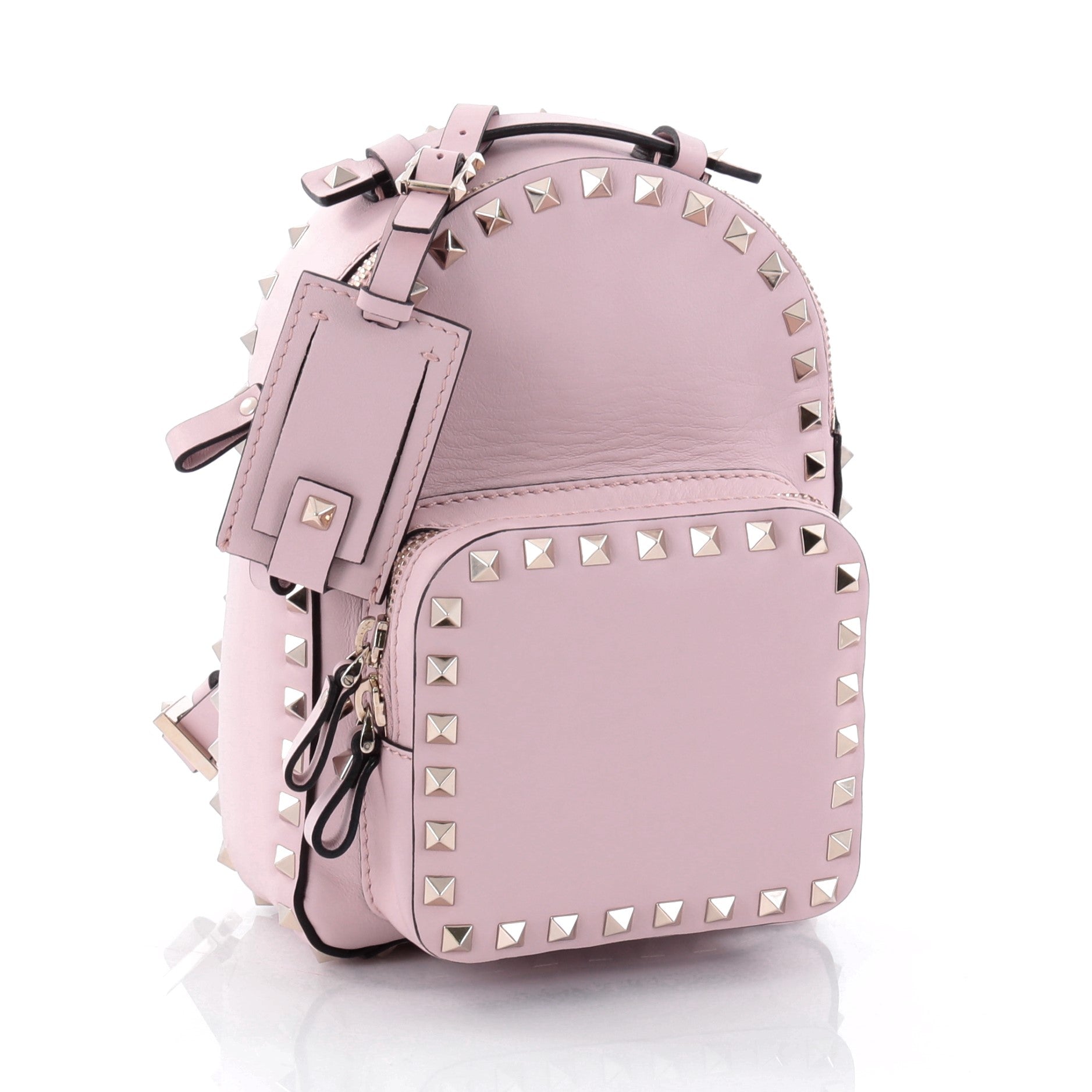 Rockstud Backpack Leather Mini