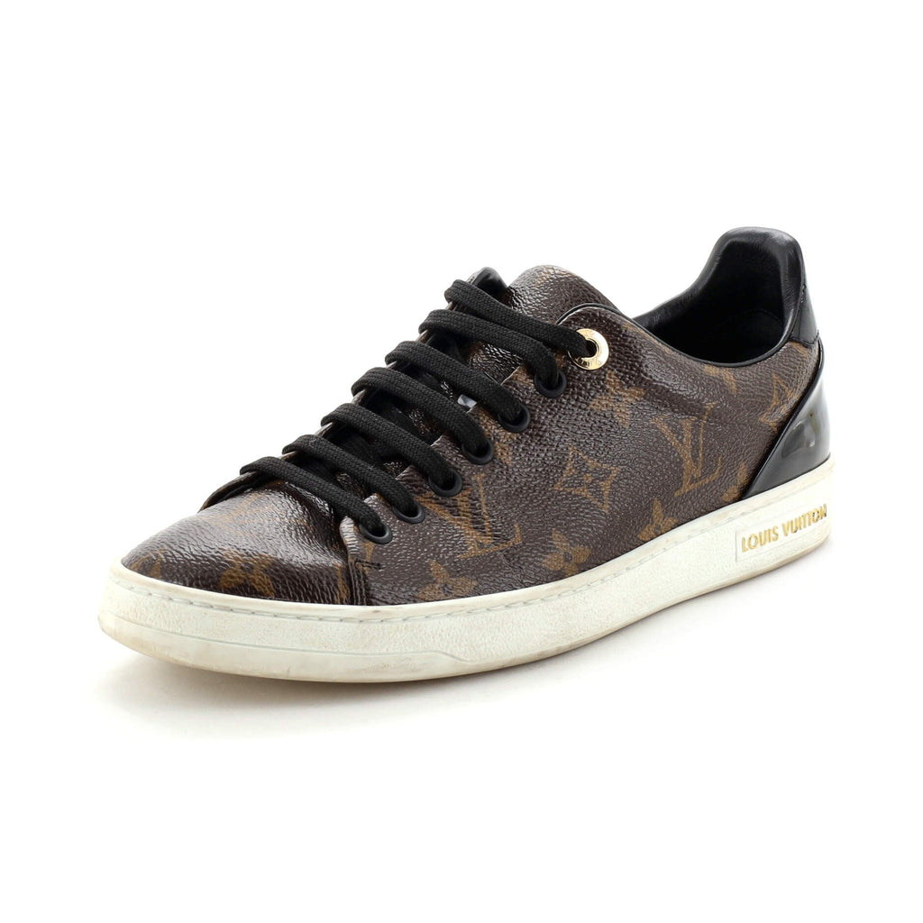 Women's FrontRow Sneakers Monogram Canvas with Patent