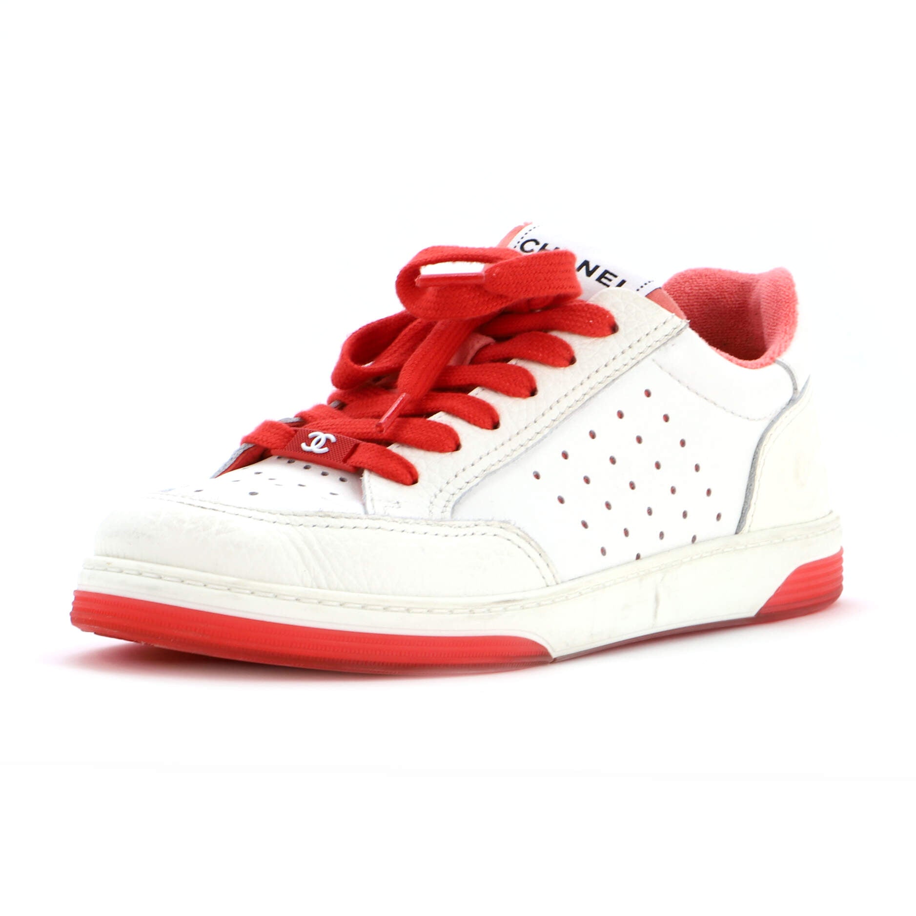Women's Logo Low-Top Sneakers Leather