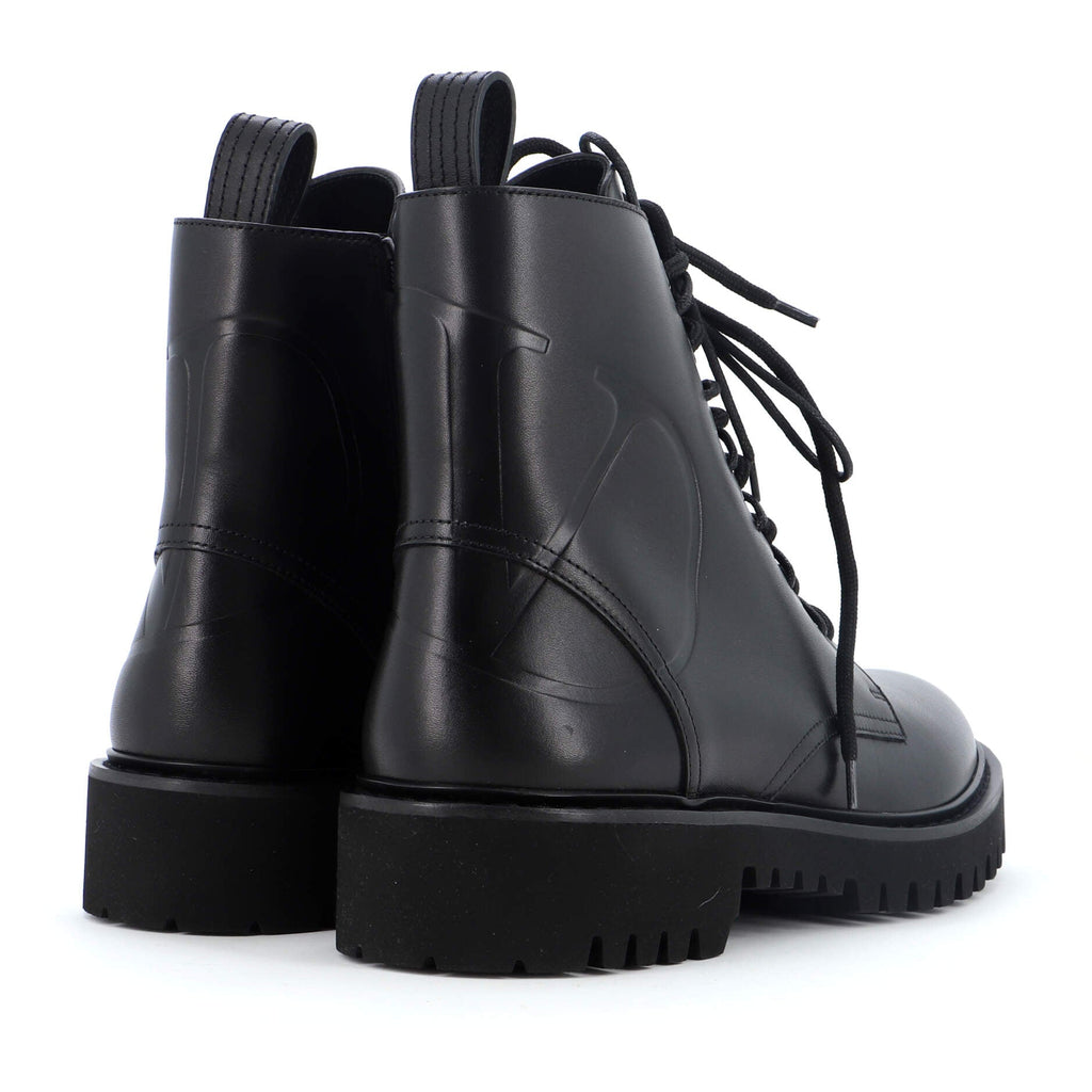 Women's VLogo Combat Boots Leather