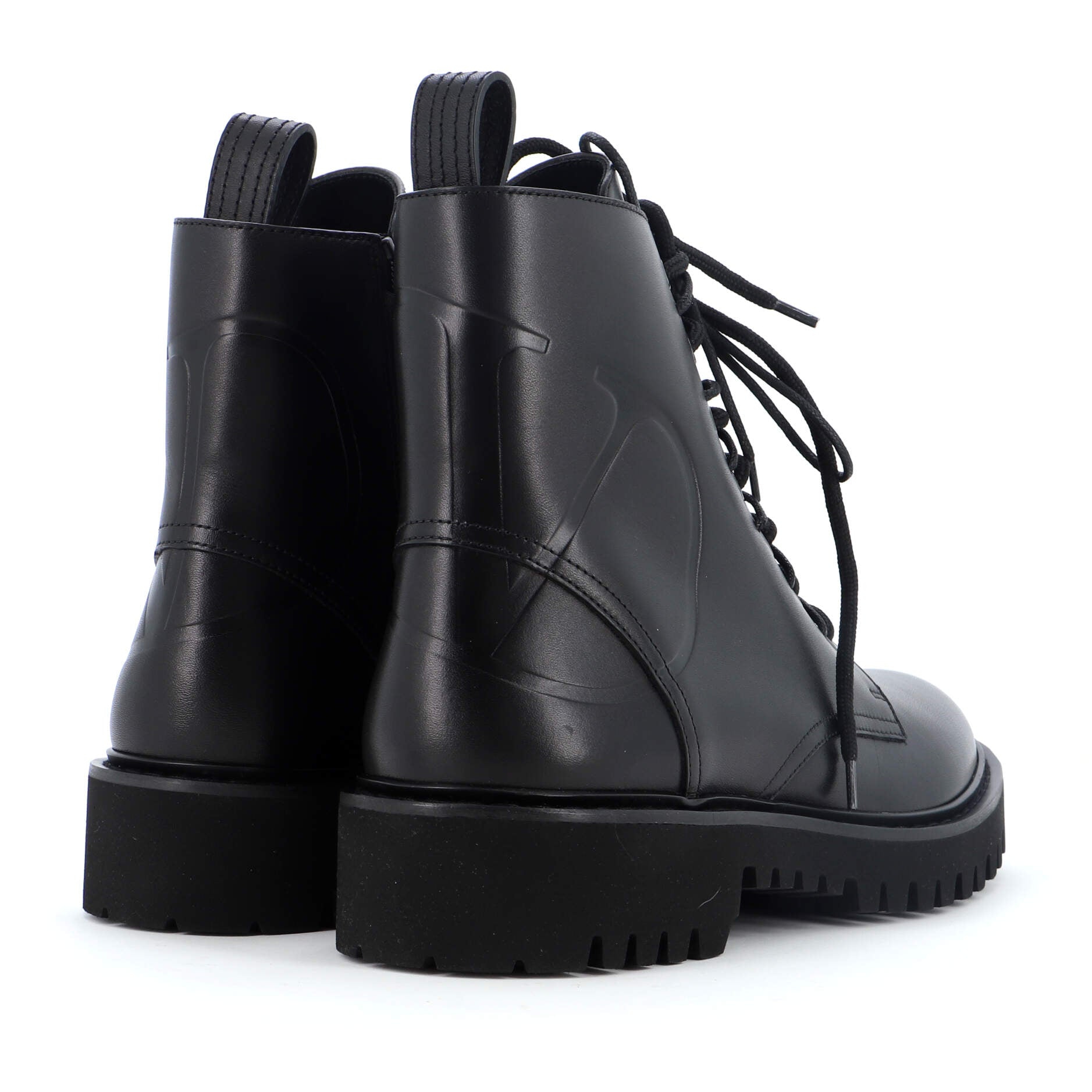 Women's VLogo Combat Boots Leather