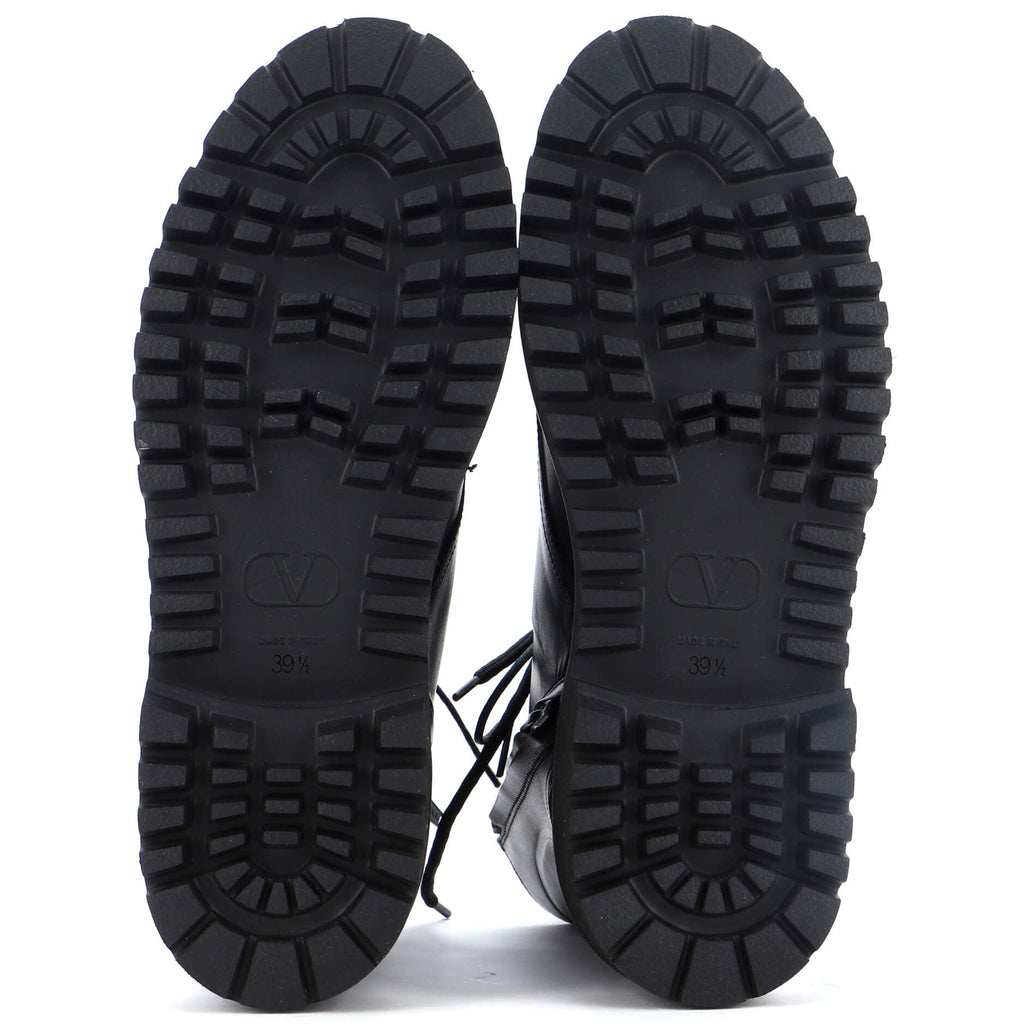 Women's VLogo Combat Boots Leather